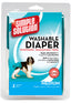 Simple Solution Washable Diaper Blue MD - Dog