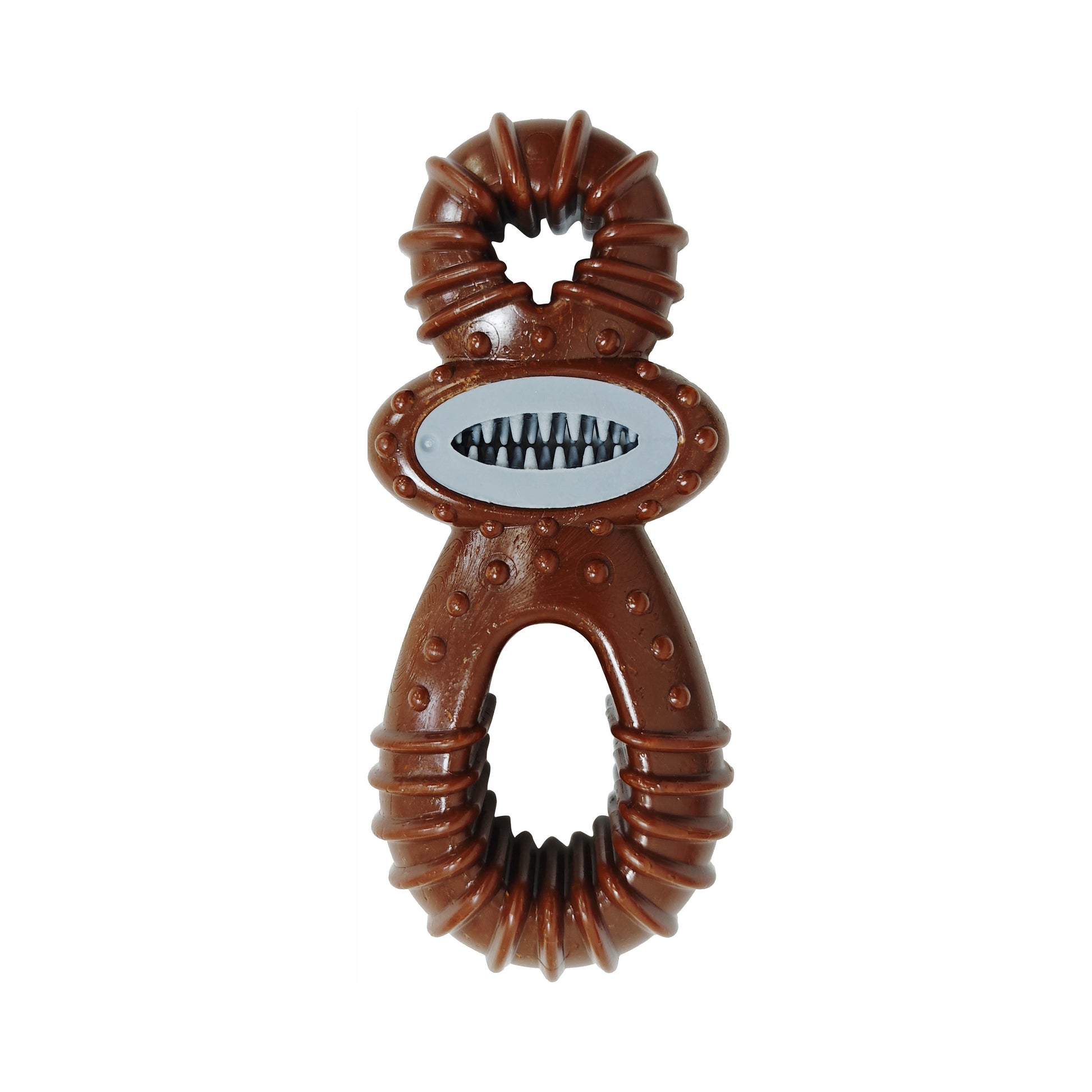 Bam-Bone Dental Dog Toy Pacfier Bison 5.5 in 077234549605