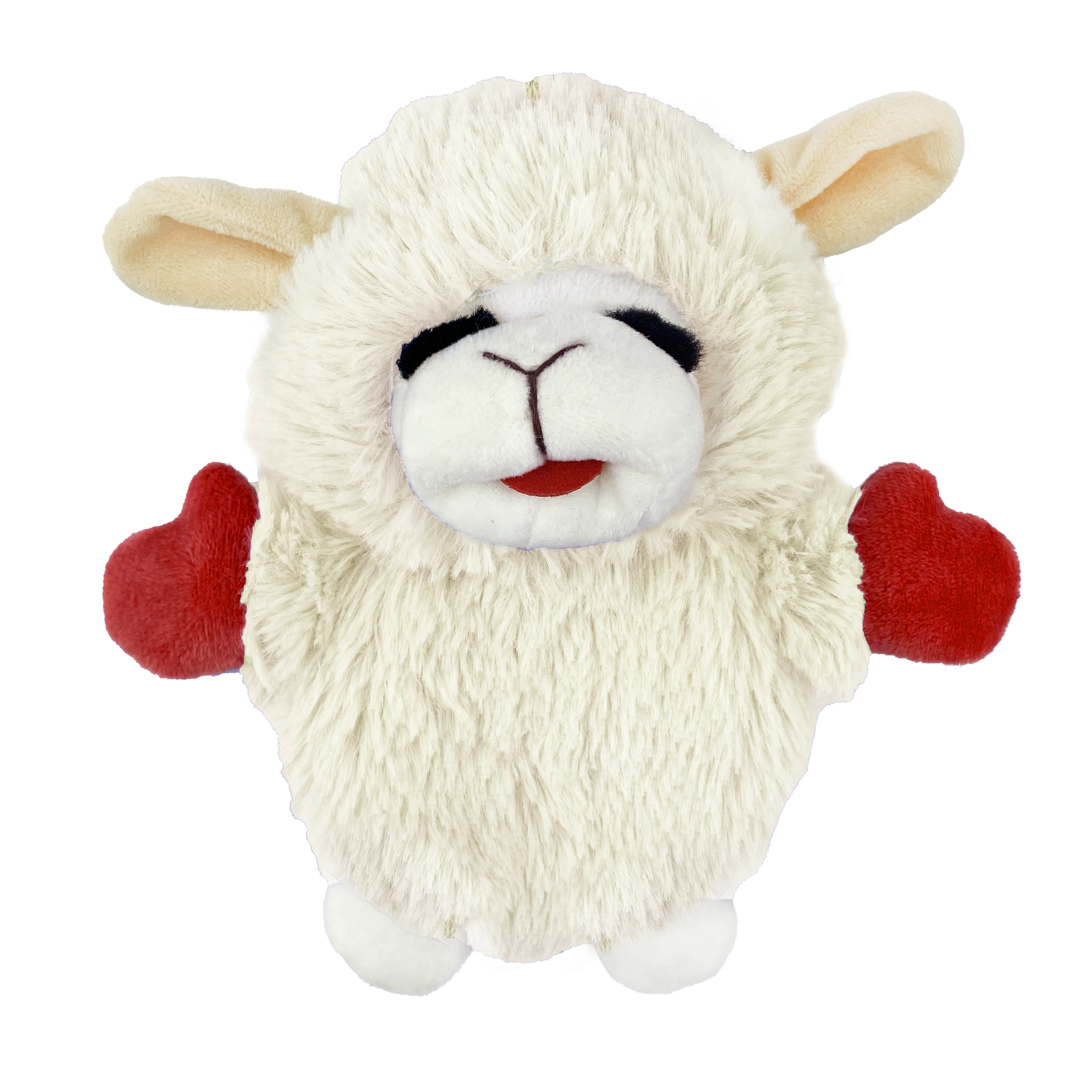 Multipet Lamb Chop Crinkle Dog Toy 6 in 784369483062