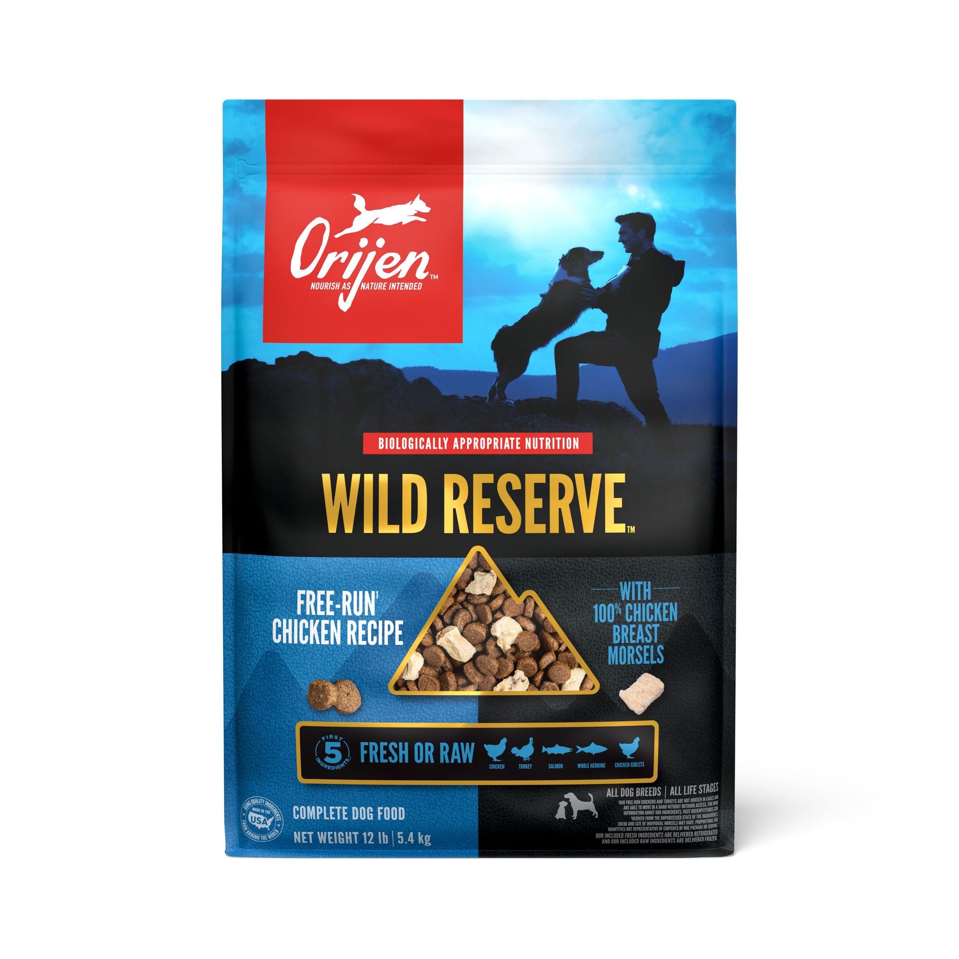 Orijen Wild Reserve Dry Dog Food Free-Run Chicken 12 lb 064992728069