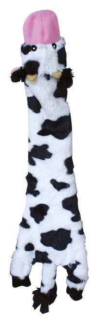 Skinneeez Crinkler Dog Toy Cow 14