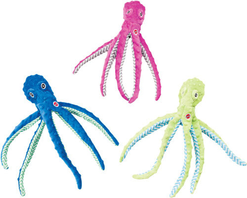 Skinneeez Extreme Dog Toy Octopus Assorted 16