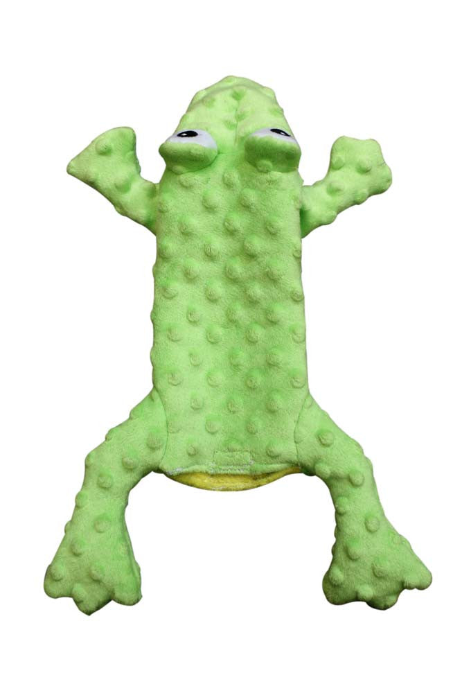 Skinneeez Extreme Dog Toy Stuffer Frog 14 in