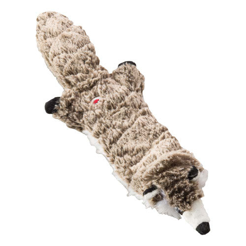 Skinneeez Extreme Quilted Dog Toy Raccoon Gray 14
