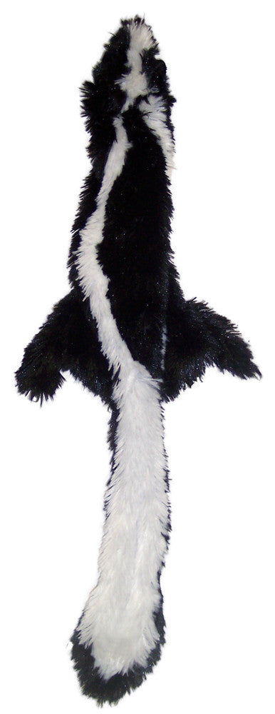 Skinneeez Forest Series Dog Toy Skunk Black, White Mini