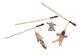 Skinneeez Friends Teaser Wands with Catnip Assorted 12 in - Cat