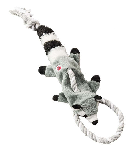 Skinneeez Tugs Dog Toy Forest Raccoon Multi - Color 14