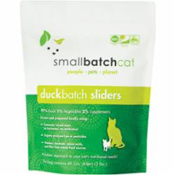 Small Batch Cat Frozen Duck Sliders 3lb {L - x } SD - 5