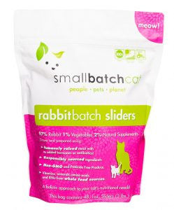 Small Batch Cat Frozen Rabbit Sliders 3lb {L - x R} SD - 5
