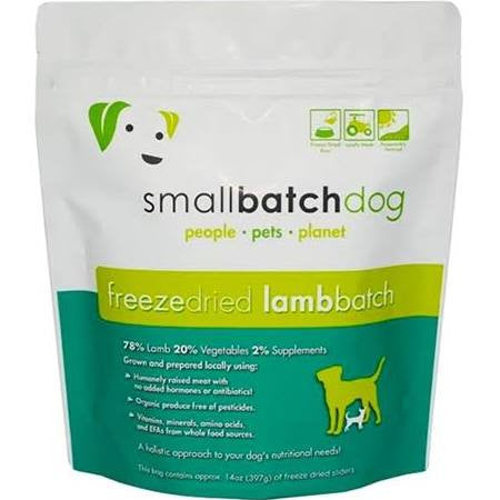 Small Batch Dog Freeze Dried Lamb Sliders 14oz {L + x}