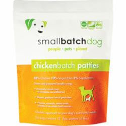 Small Batch Dog Frozen Chicken Patties 6lb {L - x} SD - 5