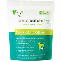 Small Batch Dog Frozen Lamb Patties 6lb {L-x} SD-5 705105970073