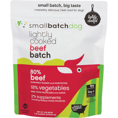 Small batch dog lightly cooked beef 2 Lb {L - x} SD - 5 (DD)