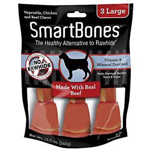 SmartBones Beef Large 3 Pk {L + 1} 923075 - Dog