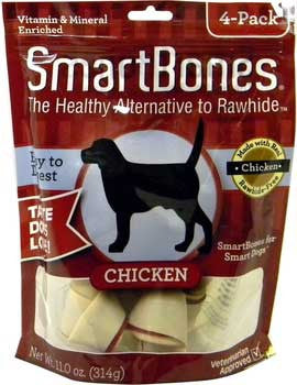 SmartBones Chicken Medium 4 Pk. {L + 1} 923007 - Dog
