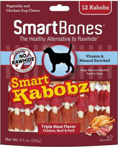 SmartBones Kabobz 12 Pk {L + 1} 923154 - Dog