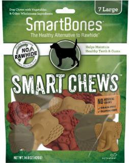 SmartBones Smart Chews Safari Large 7pk {L - 1}923119 - Dog