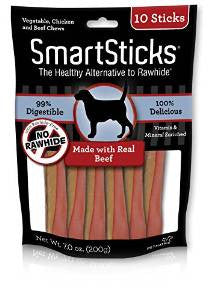 SmartBones SmartSticks Beef 10 Pk {L + 1} 923076 - Dog
