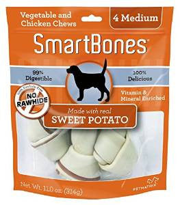 SmartBones Sweet Potato Medium 4 Pk. {L+1} 923040 810833020041