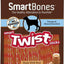 SmartBones Twists Peanut Butter 50 Pk {L + 1 } 923152 - Dog