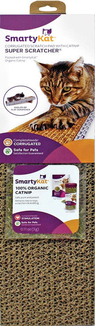 Smartykat Super Scratcher Cat Scratcher With Catnip Wwi Super