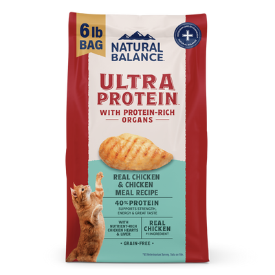 Natural Balance Pet Foods Ultra Protein Dry Cat Food Chicken 6 lb 723633006842