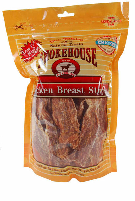 Smokehouse Chicken Breast Strips Dog Treat 16 oz