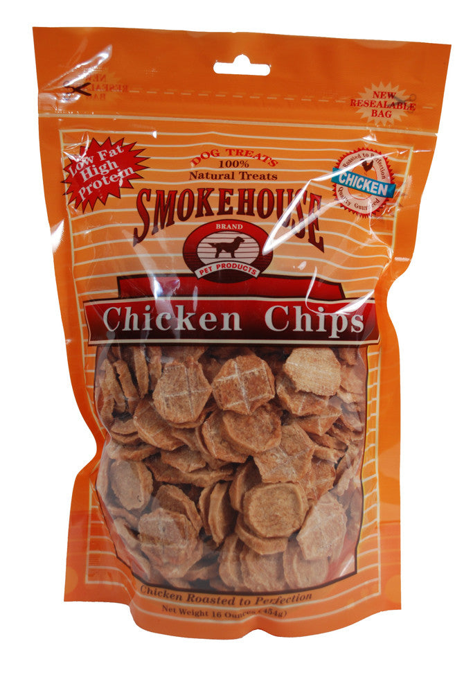 Smokehouse Chicken Chips Dog Treat SM 16oz