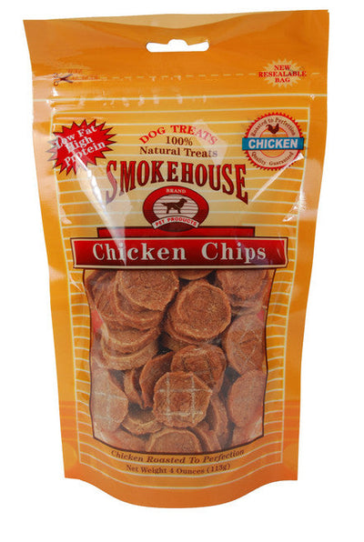 Smokehouse Chicken Chips Dog Treat SM 4oz