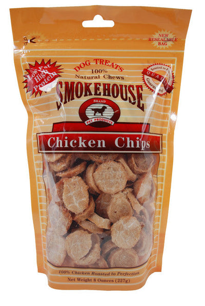 Smokehouse Chicken Chips Dog Treat SM 8oz