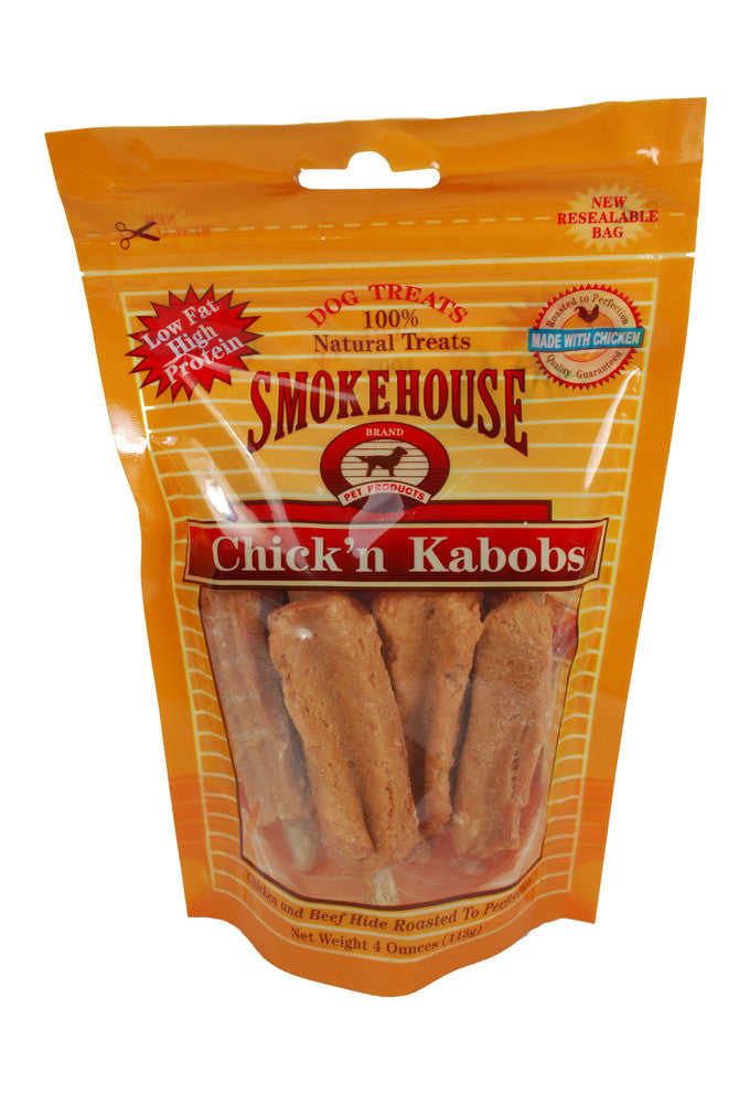 Smokehouse Chicken Kabobs Dog Treats 4oz SM