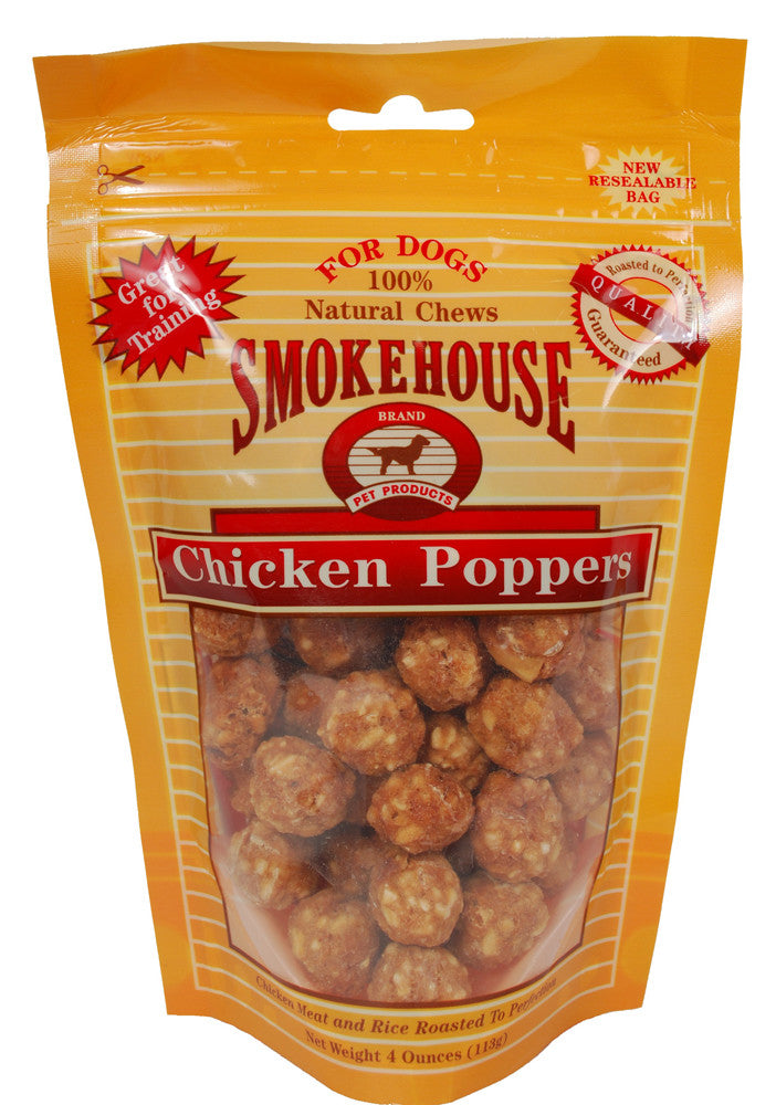 Smokehouse Chicken Poppers Dog Treat 4 oz