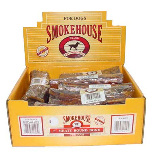 Smokehouse USA Made Round Bone 20 ct 3 in - Dog