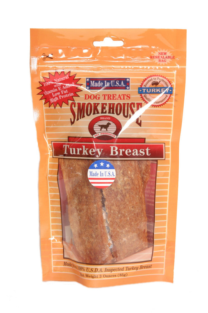 Smokehouse USA Made Turkey Breast Dog Treat 3 oz