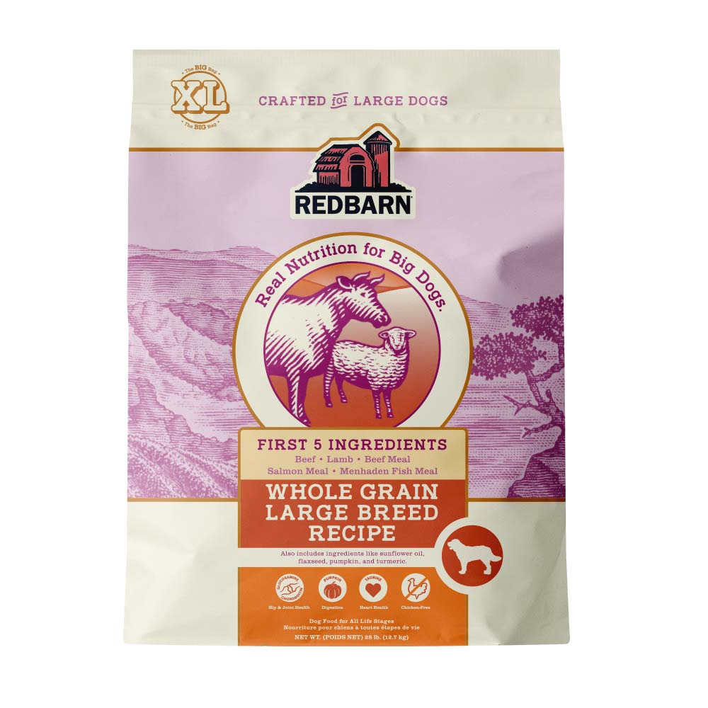 Redbarn Pet Products Whole Grain Large Breed Dry Dog Food Beef & Lamb 28 lb 785184126004
