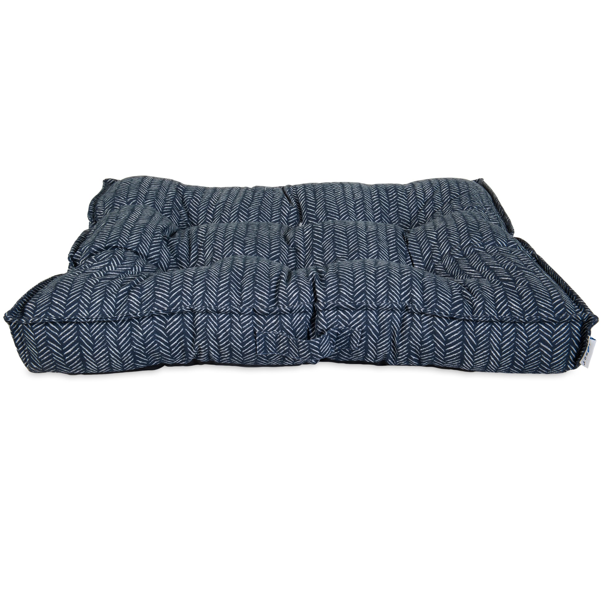 LA Z BOY Izzy Indoor/Outdoor Dog Mattress Navy 36In X 30 in 029695809989