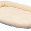 SnooZZy Sheepskin Bolster Kennel Dog Mat White XL