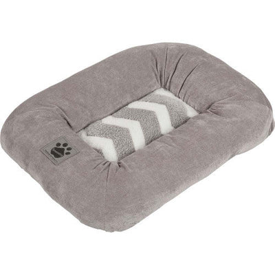 SnooZZy Zig Zag Low Bumper Kennel Dog Mat Grey XS