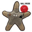 Snugarooz Sophie the Starfish w/Rubber Spikey Ball Grey Dog Toy-21" {L+1}712027 712038962624