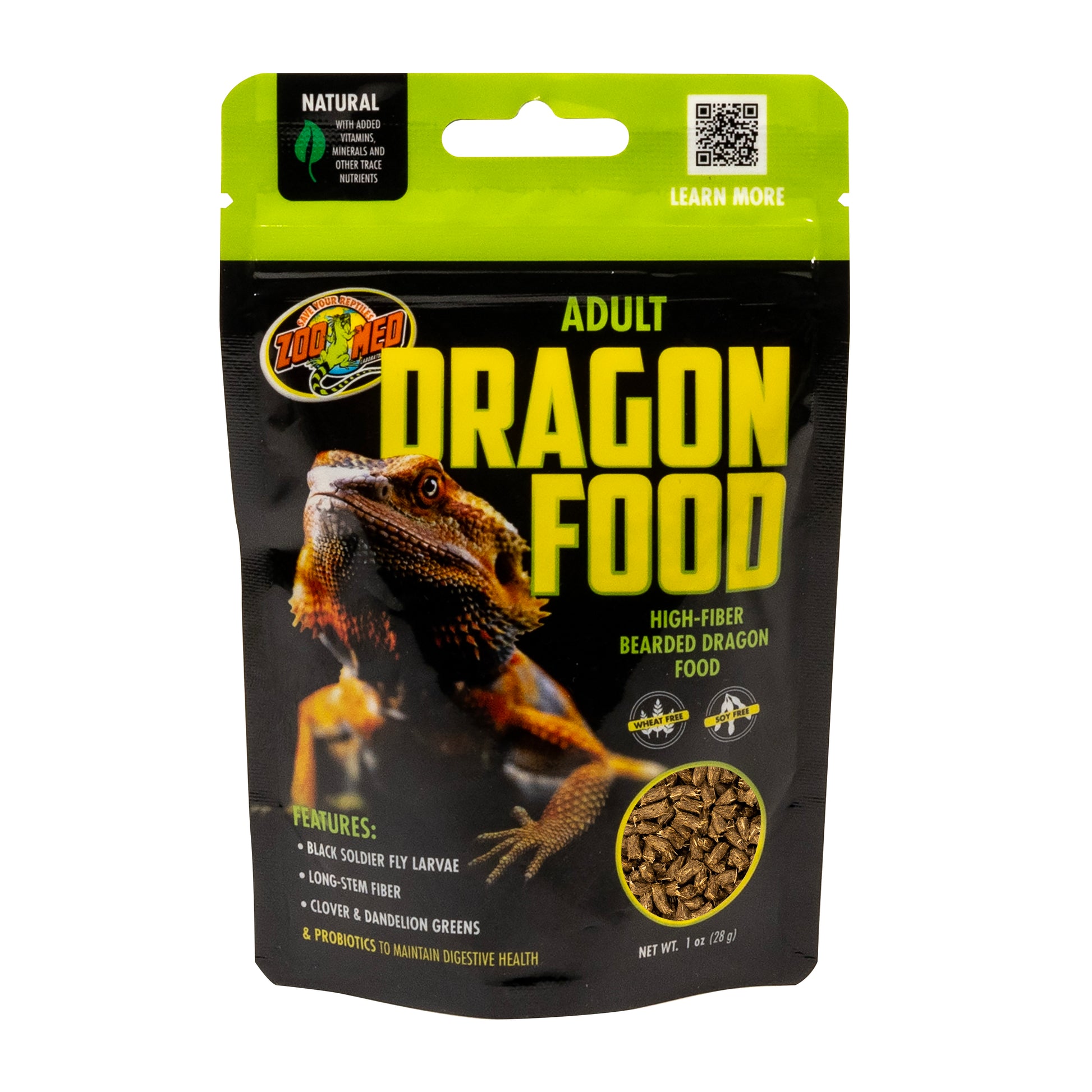 Zoo Med Adult High Fiber Dragon Food 1 oz 097612402773