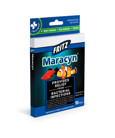 Fritz Maracyn Freshwater & Saltwater Treatment - 10ct