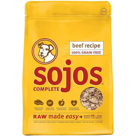 Sojos Complete Adult Dog Food - Beef 1.75lb {L + 1x} 557125