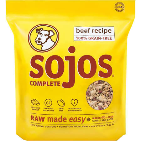 Sojos Complete Adult Dog Food - Beef 7lb {L + 1x} 557126