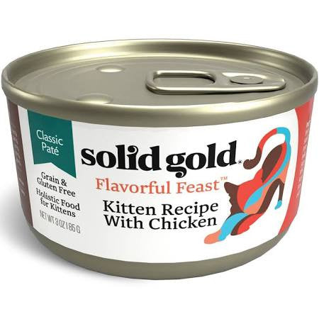 Solid Gold Flavorful Feast Kitten Recipe With Chicken Classic Pate 24/3Z {L-1}937446 093766462038