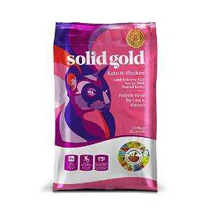 Solid Gold Katz-n-flocken Dry Cat Food-4-lb-{L+1} 093766220041