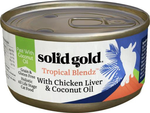 Solid Gold Tropical Blendz Pate With Chicken Liver & Coconut Oil 24/3Z {L - 1}937449 - Cat
