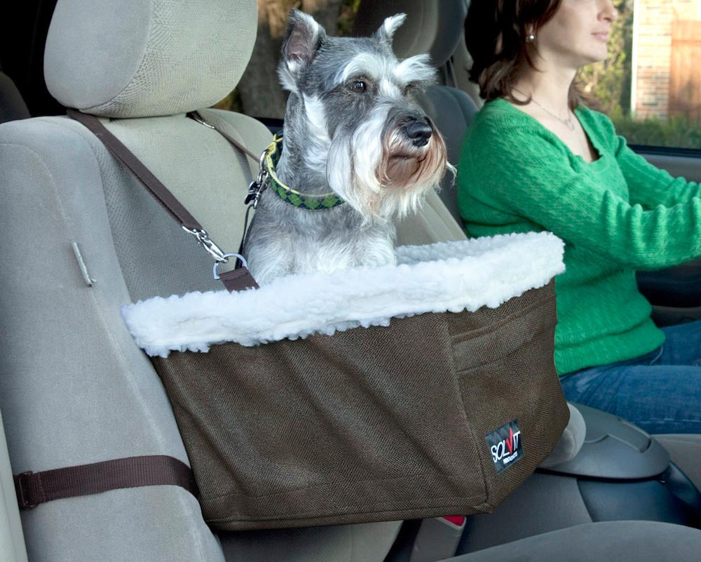 Solvit Standard Dog Booster Seat Brown LG