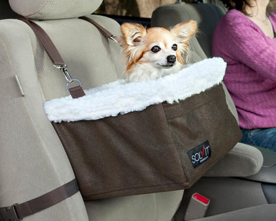 Solvit Standard Dog Booster Seat Brown MD