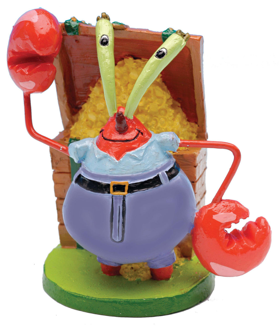 SpongeBob Mr. Krabs Aquarium Ornament Multi-Color 2 in Mini