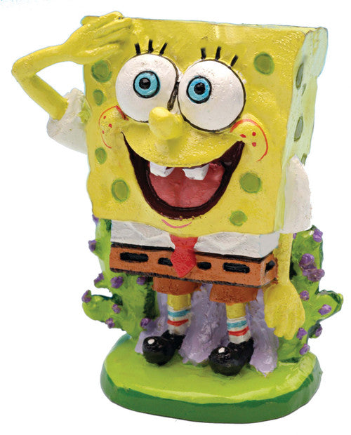 SpongeBob Square Pants Aquarium Ornament Multi - Color 2 in Mini